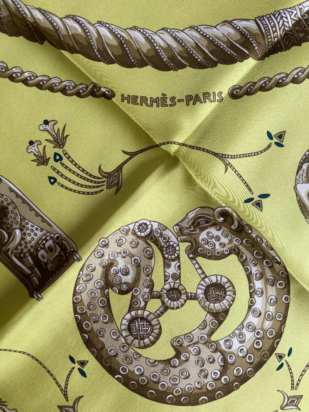 NWT Hermes Ors Nomades Silk Scarf